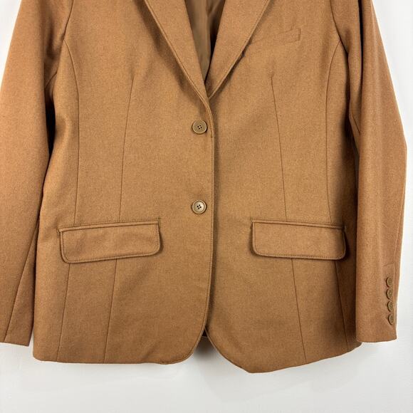 Eddie Bauer Blazer 18 Tall wool blend Preppy Academia Quiet Luxury NEW - Picture 3 of 10